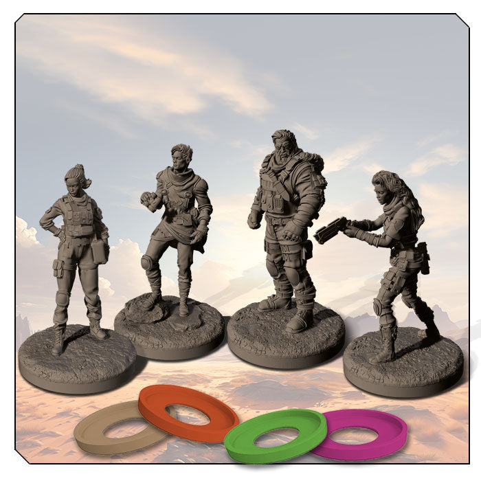 DELUXE CHARACTER SET - Preshade miniatures