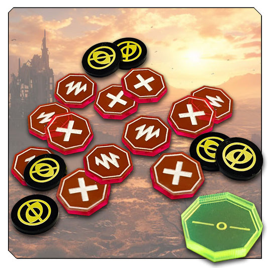 Under our Sun - Acryl-Token-Set